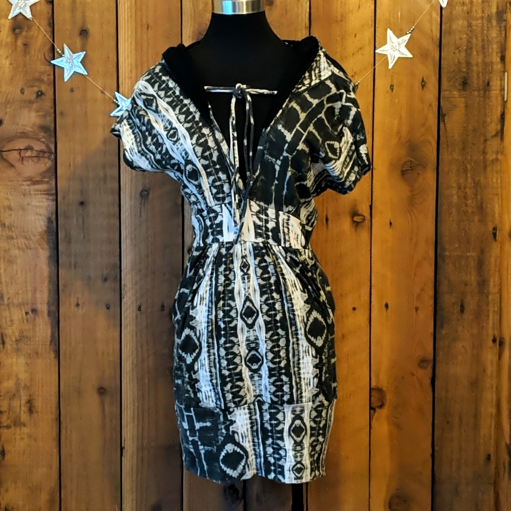 Hooded Festie Mini Dress